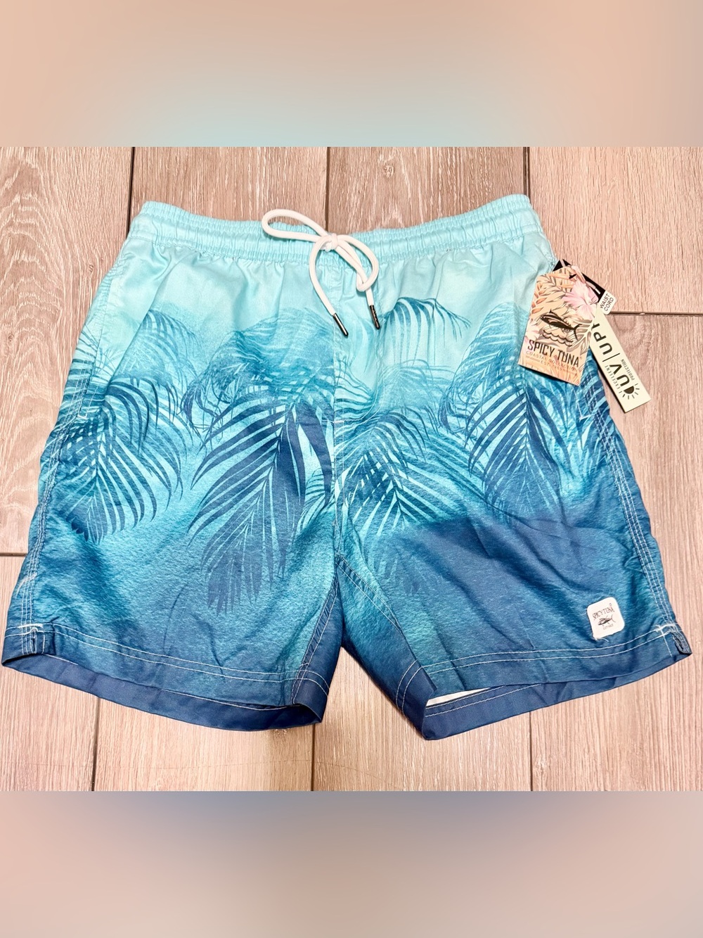 Spicy Tuna Tropical Swim Trunks Small NWT